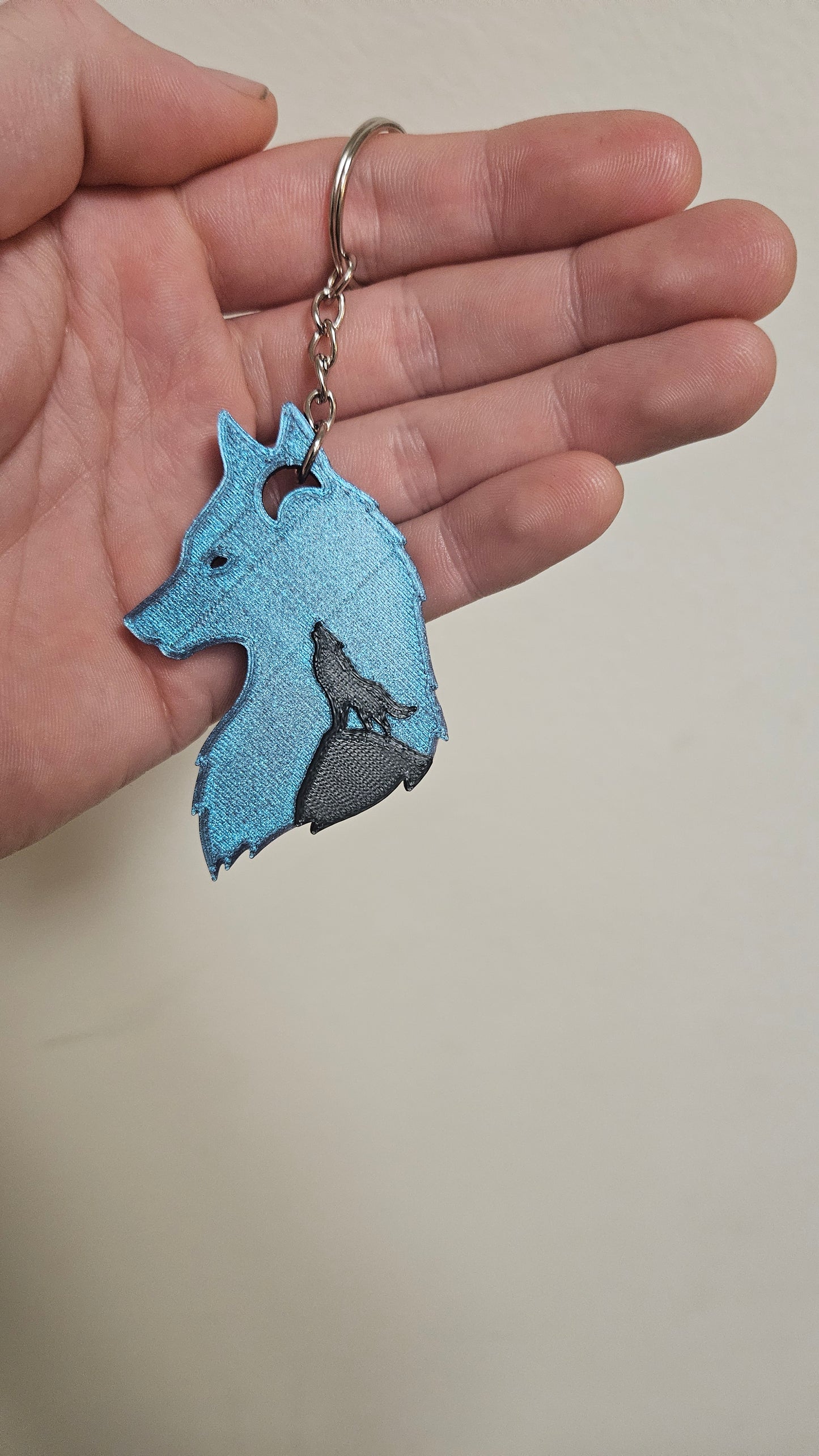 Wolf Silhouette Pendant