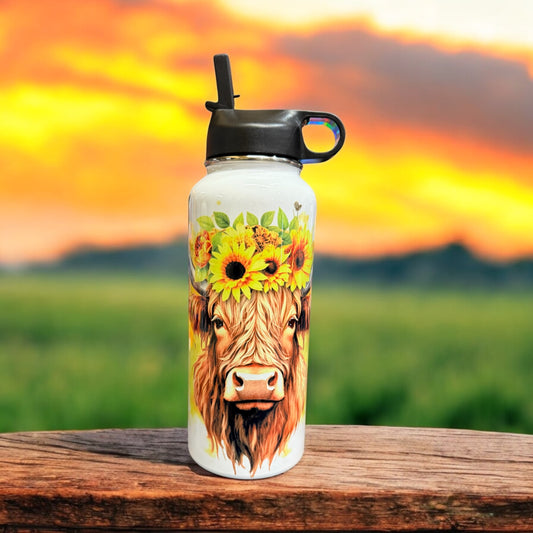 Cow Sports Bottle